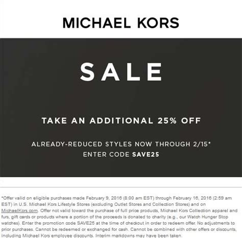 michael kors.promo code|michael kors sale code.